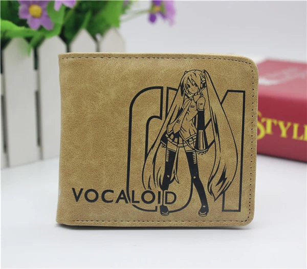 

Japan anime /Hatsune Miku coin wallet Cosplay men women Bifold Purse