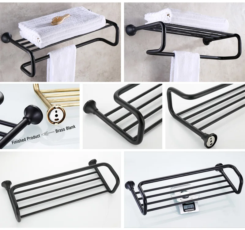 towel rack black 3