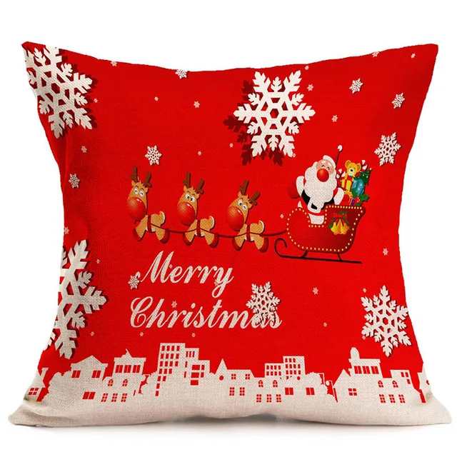 Buy Christmas Series Pillow Cover Santa Claus Cushion