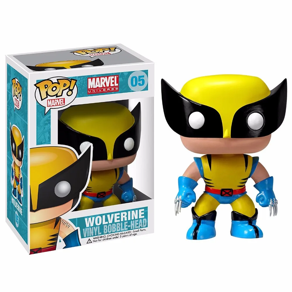 Funko поп Marvel X-MEN WOLVERINE brinquedos фигурку игрушки для детей подарок на день рождения