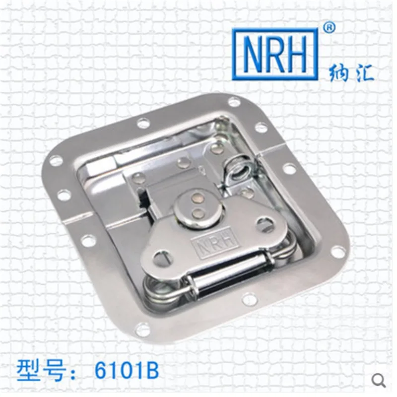 

NRH 6101B cold rolled steel DJ cabinet butterfly latch Seismic Audio a pair of recessed butterfly latch for transport case latch