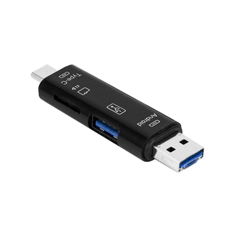 

5 In 1 Usb 3.1 Card Reader High Speed SD TF Micro SD Card Reader USB C Micro USB Memory OTG Card Reader