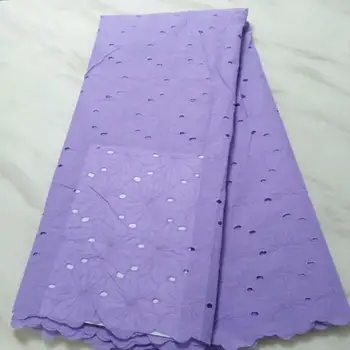 

Purple High Qaulity Swiss Voile Lace In Switzerland New Style African Nigerian Tulle Lace Fabrics Embroidered Swiss Cotton Laces