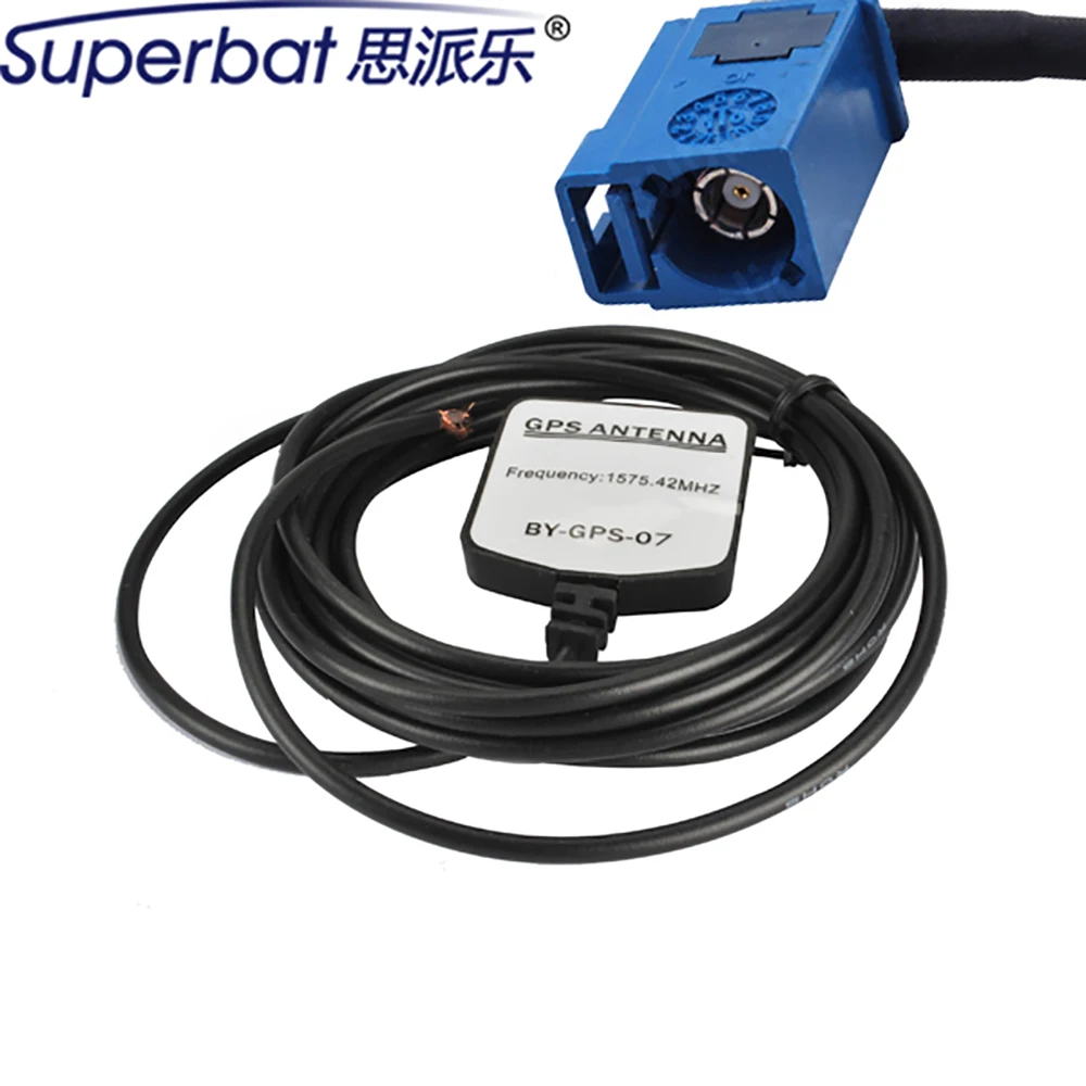 Мини GPS антенна Superbat Fakra C RA коннектор 5 м мини антенный усилитель для MFD2 RNS2 RNS E MFD 2 VW