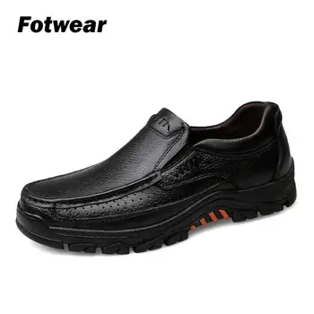 

Fotwear Men' Genuine Leather shoes Casual shoes High qualiy Top Brand Formal work dress Comfortable felling impact absorption