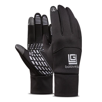 

Winter Motorcycle Gloves Moto Touch Screen Warm Fleece Lined Windproof Waterproof Protective Motorcycle Gloves