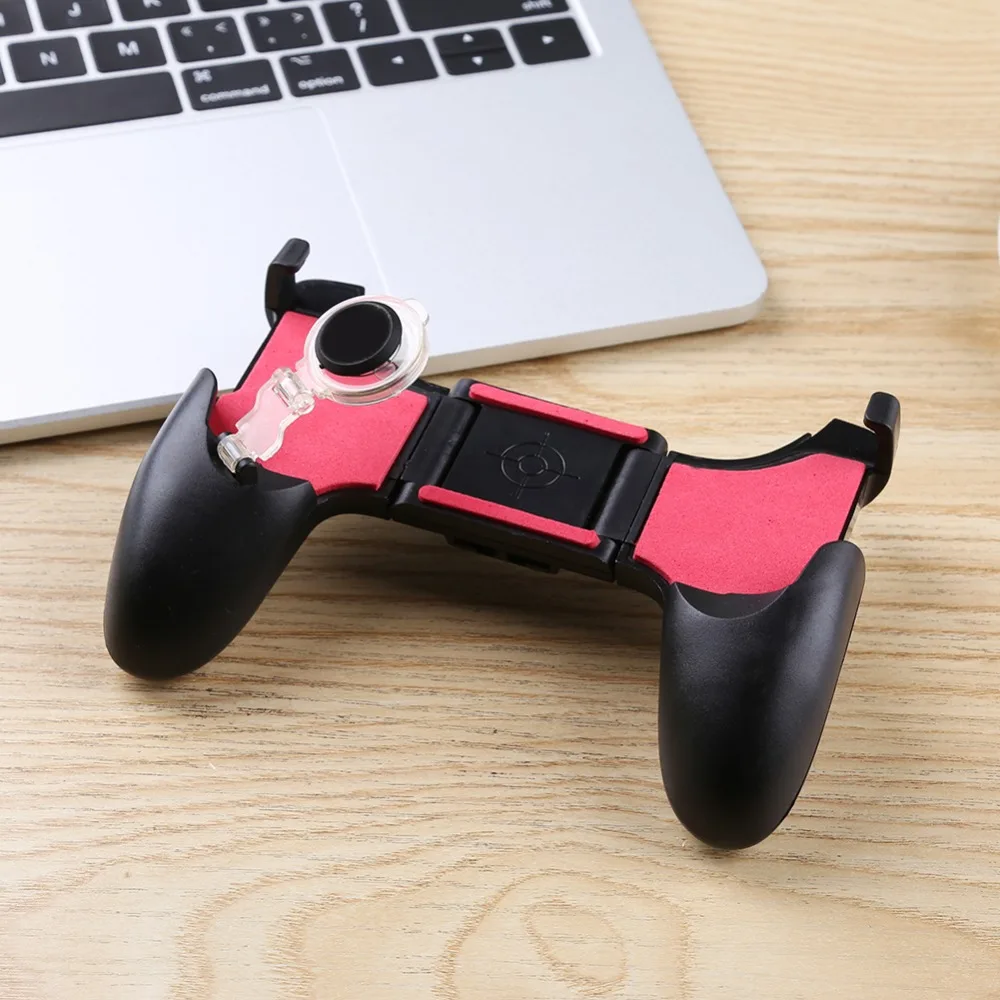 US $1.32 30% OFF|5 in 1 PUBG Moible Controller Gamepad Free Fire L1 R1  Triggers PUGB Mobile Game Pad Grip L1R1 Joystick for iPhone Android  Phone-in ... - 