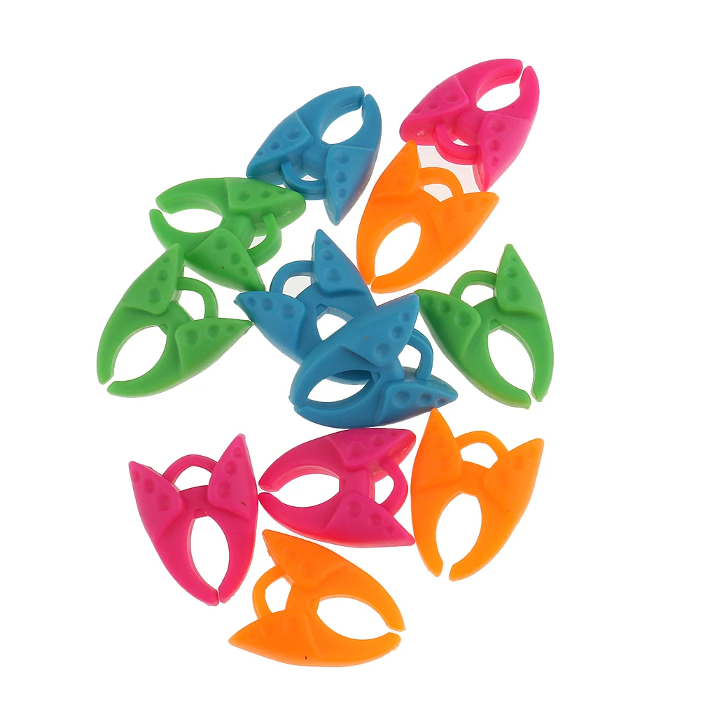 24pcs Colorful Silicone Bobbins Holder Thread Spools Clamp Clips Sewing Machine AccessoriesTools