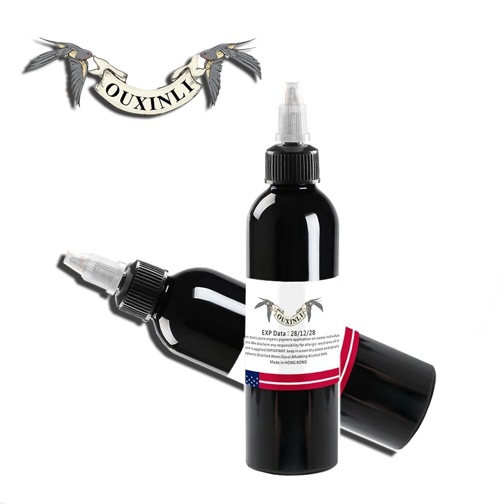 

OuxinLi Professional Permanent Black Tattoo 120ml / Beauty Beauty Tools