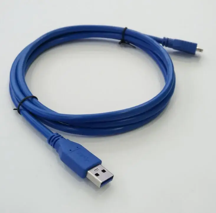 Премиум высокого качества, цвет: голубой 3FT 3 ноги USB 3,0 A Male к Micro B штырь, кабель для samsung Note3 внешний жесткий диск 1 м