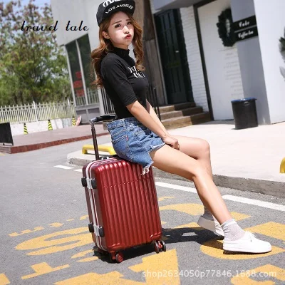 

Travel tale RHigh quality, concise and easy, fashionable 20/24 inches PC Rolling Luggage Spinner brand Travel Suitcase