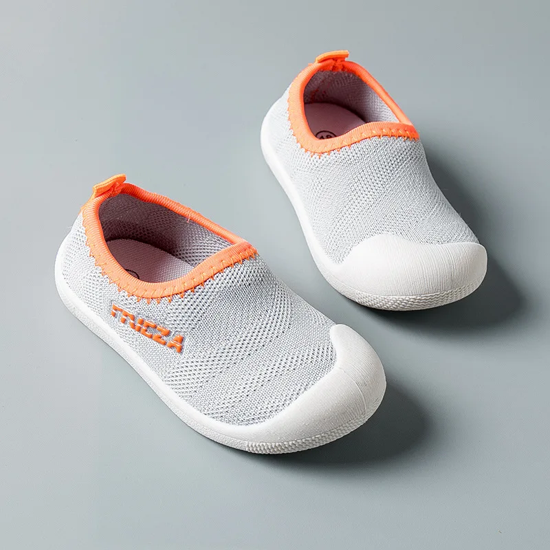 2018 осень для маленьких девочек обувь для маленького мальчика повседневная обувь для новорожденного мягкая подошва Нескользящая дышащая