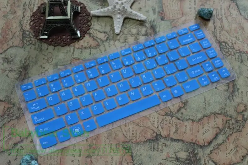 Защита для клавиатуры ноутбука кожного покрова для lenovo IdeaPad 100S-14 U41 U41-70 S41 S41-70 S41-75 M41 M41-80 Z41 - Цвет: blue