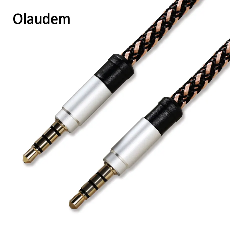 Olaudem Audio Cables Male Male High Quality Headphone Extension Cable