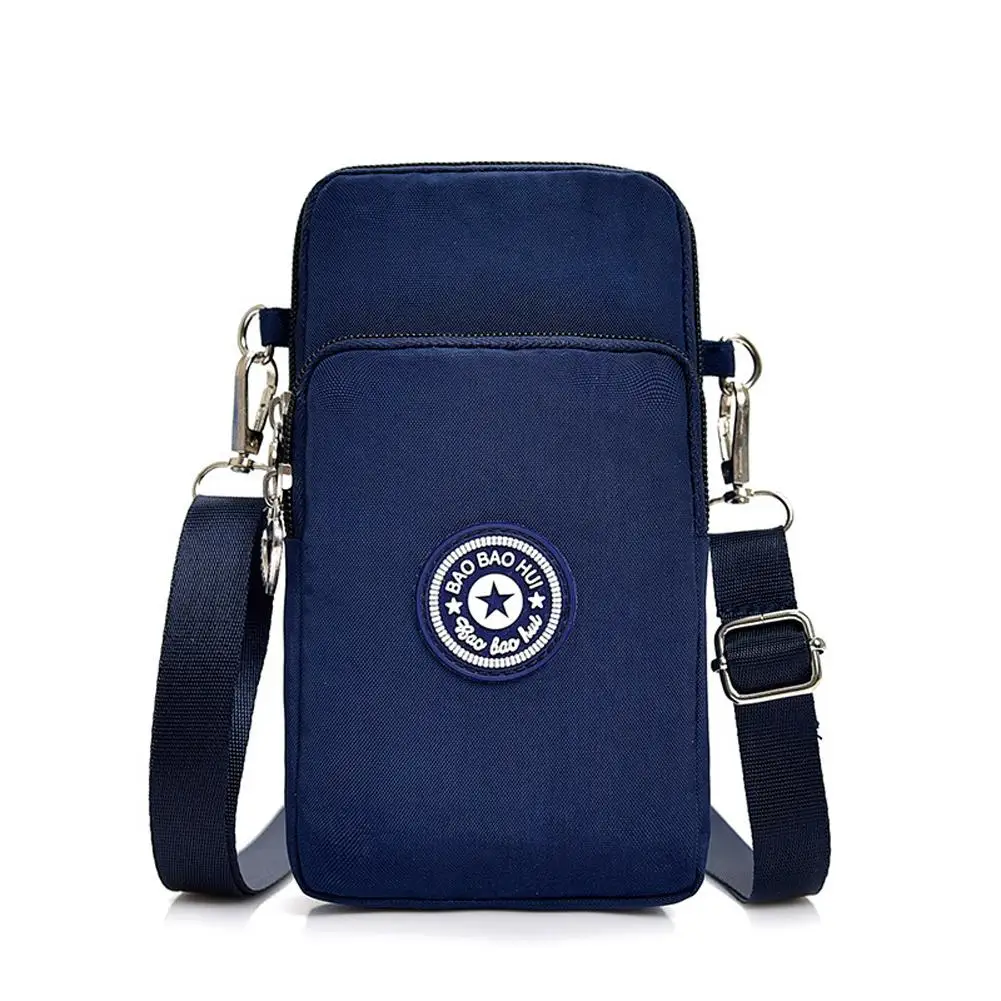 Женская сумка-мессенджер, Корейская вертикальная сумка для телефона, многофункциональная спортивная сумка на одно плечо, сумка через плечо, мини-сумка - Цвет: Green