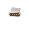USB type C pointe magnétique convertir convertisseur adaptateur connecteur de charge pour Samsung Galaxy S8 pour HUAWEI P9 MacBook ordinateur portable argent ► Photo 1/6