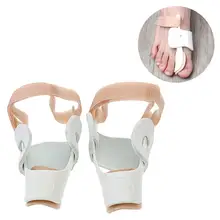 Пара регулируемых Bunion НОЧЬ ШИНА Hammertoe корректор скобка для больших пальцев сустава вальгусная деформация первого пальца стопы боль облегчение