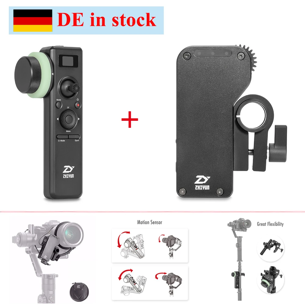 (can ship from Germany) Zhiyun Crane 2 Servo Follow Focus w/ 2.4GHz Motion Sensor Remote Control for Canon Nikon etc.all Cameras (can ship from Germany) Zhiyun Crane 2 Servo Follow Focus w/ 2.4GHz Motion Sensor Remote Control for Canon Nikon etc.all Cameras