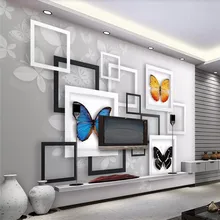 3D fantasy butterfly living room TV background wall professional production mural wallpaper custom poster photo wall 3D fantasy butterfly living room TV background wall professional production mural wallpaper custom poster photo wall