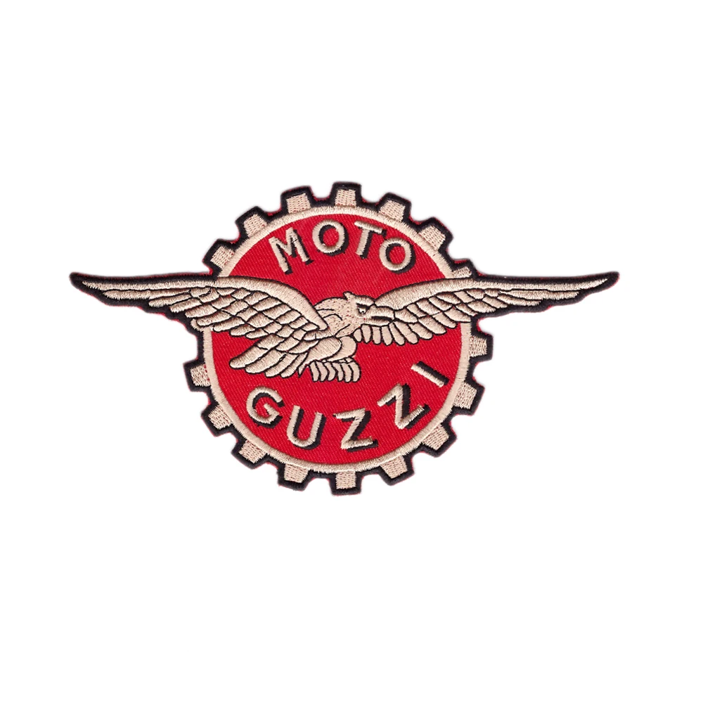 

New products on the shelves Patch of Moto Guzzi ,Corona Aquila ,Embroidered iron on badge