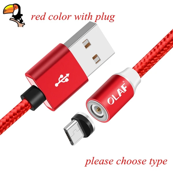 Red with plug