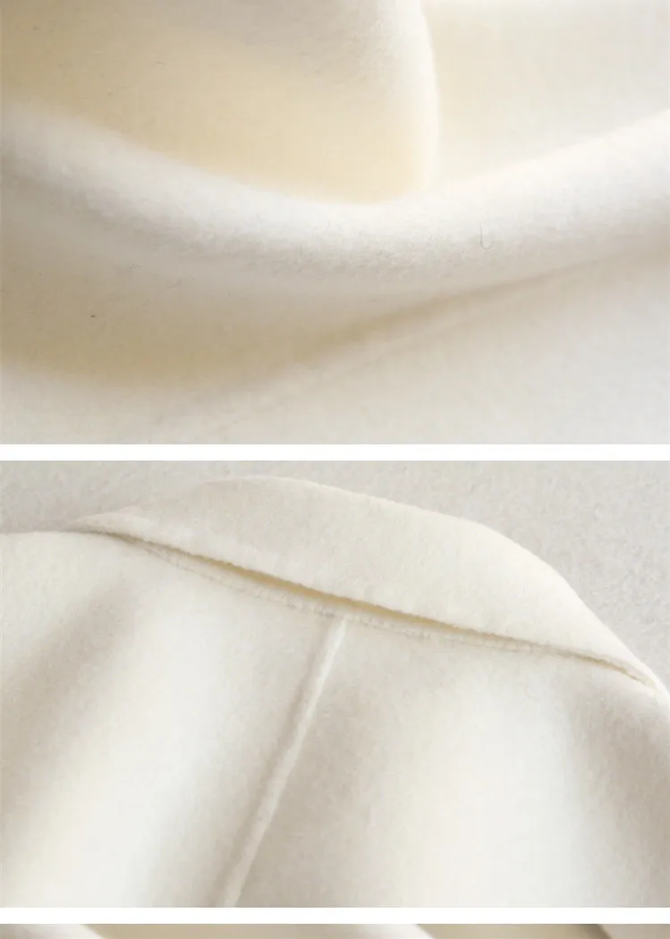 Kmeram Новая Осенняя модная женская зимняя куртка элегантная тонкая шерстяная теплая шерстяная кашемировая куртка для женщин Casaco Feminino HH688