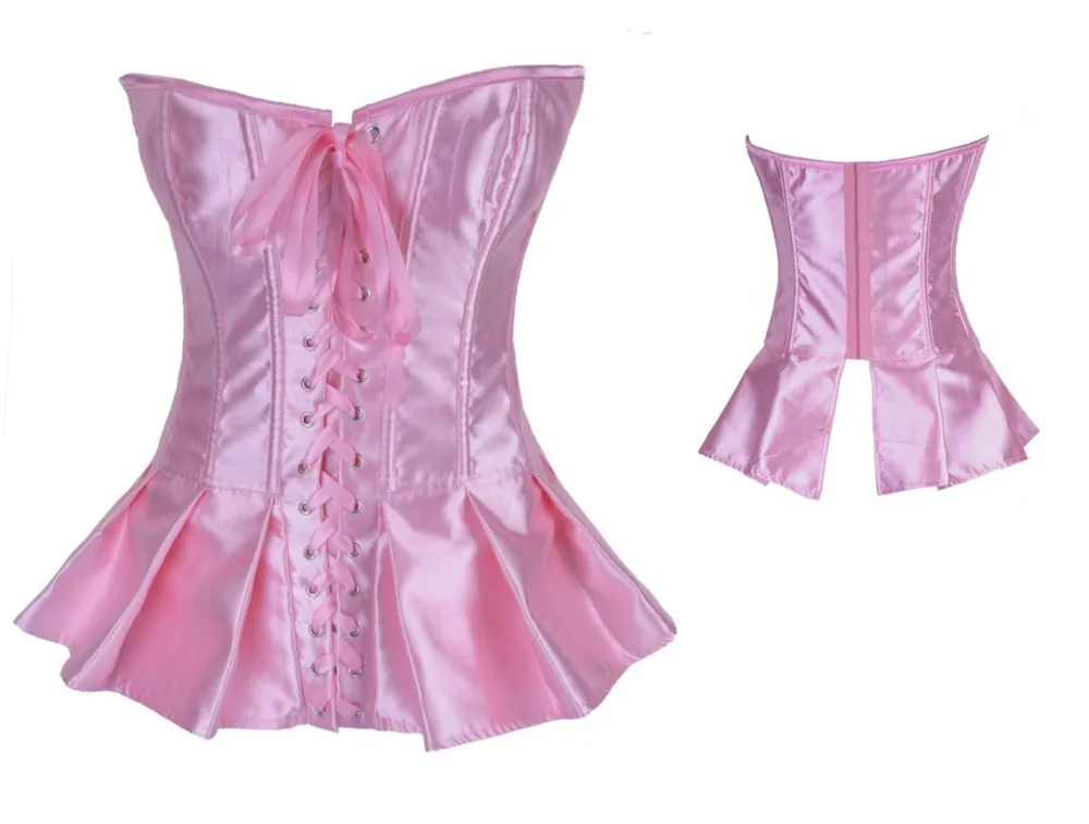 Элегантный женский корсетный корсет без бретелек, розовый бюстье для танцев, сексуальный корсетный корсет для коррекции фигуры