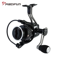 Piscifun Стали Чувство Спиннингом Супер Легкий Вес Полный Металлический Корпус Макс Перетащите 5-10 КГ Карпа Рыбалка катушка Спиннингом