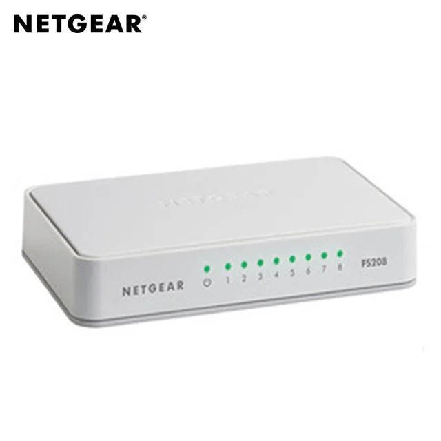 

Netgear FS208 Conmutador de red no administrado Conmutadores de red