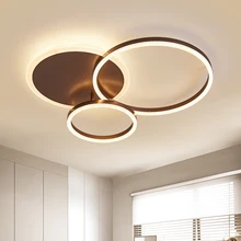 Brown/white Modern Led Ceiling Lights For Living Room Bedroom Plafon Inddor Home Lighting Ceiling Lamp Home Lighting Fixtures acrylic modern led ceiling lights for living room bedroom plafon led home lighting ceiling lamp home lighting fixtures