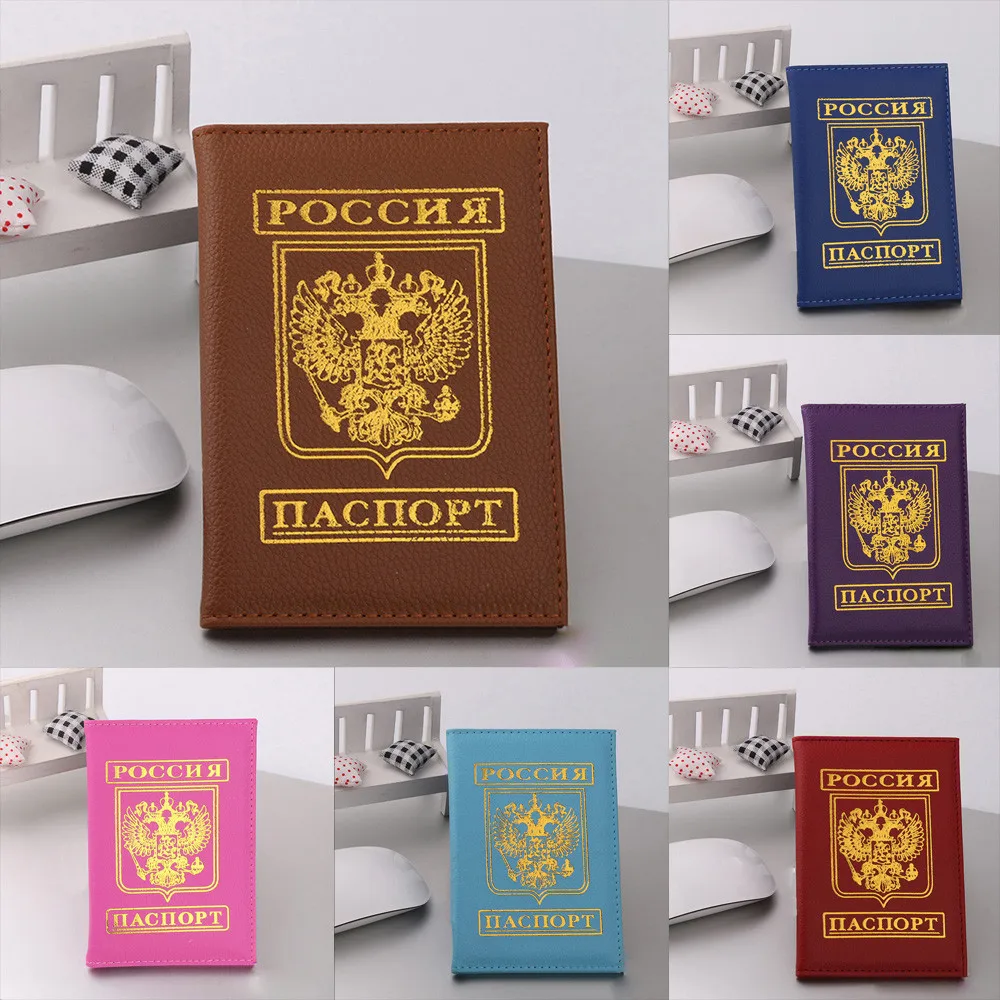 

Passport Holder Protector Wallet Business Card Soft Passport Cover Leather Travel Passport Cover Card Case Man Card Holder#3$