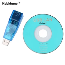 Kebidumei USB адаптер Ethernet для RJ45 LAN сетевой карты Половина полный дуплекс 10/100 Мбит/с для Планшеты портативных ПК внешний для Оконные рамы