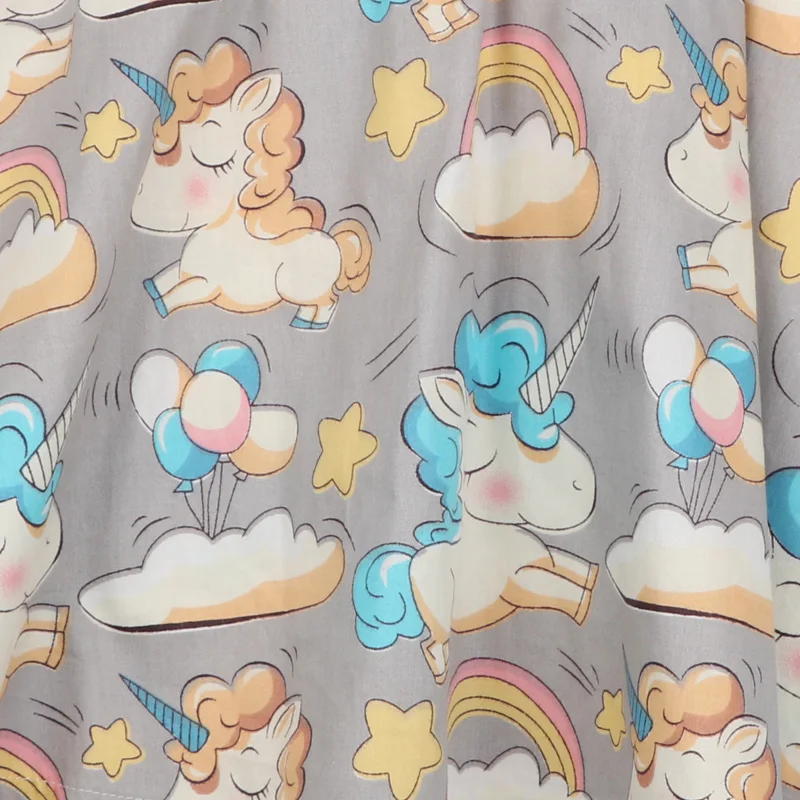 Fashion Summer Girls Rainbow Unicorn Dress Kids Baby Cartoon Casual Sleeveless Dresses Super Soft Twirl Sundress for Girls (6)