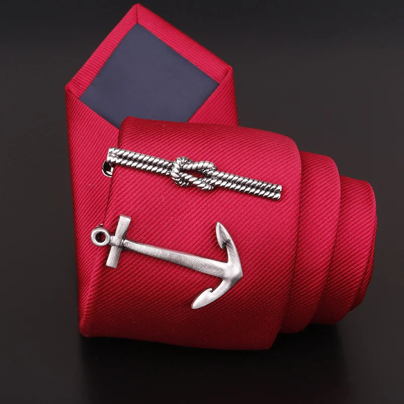 Брендовые Модные металлические Галстуки дизайнерские металлические зажимы английская булавка Классический мужской галстук зажимы галстук стильный застежка галстук для свадьбы