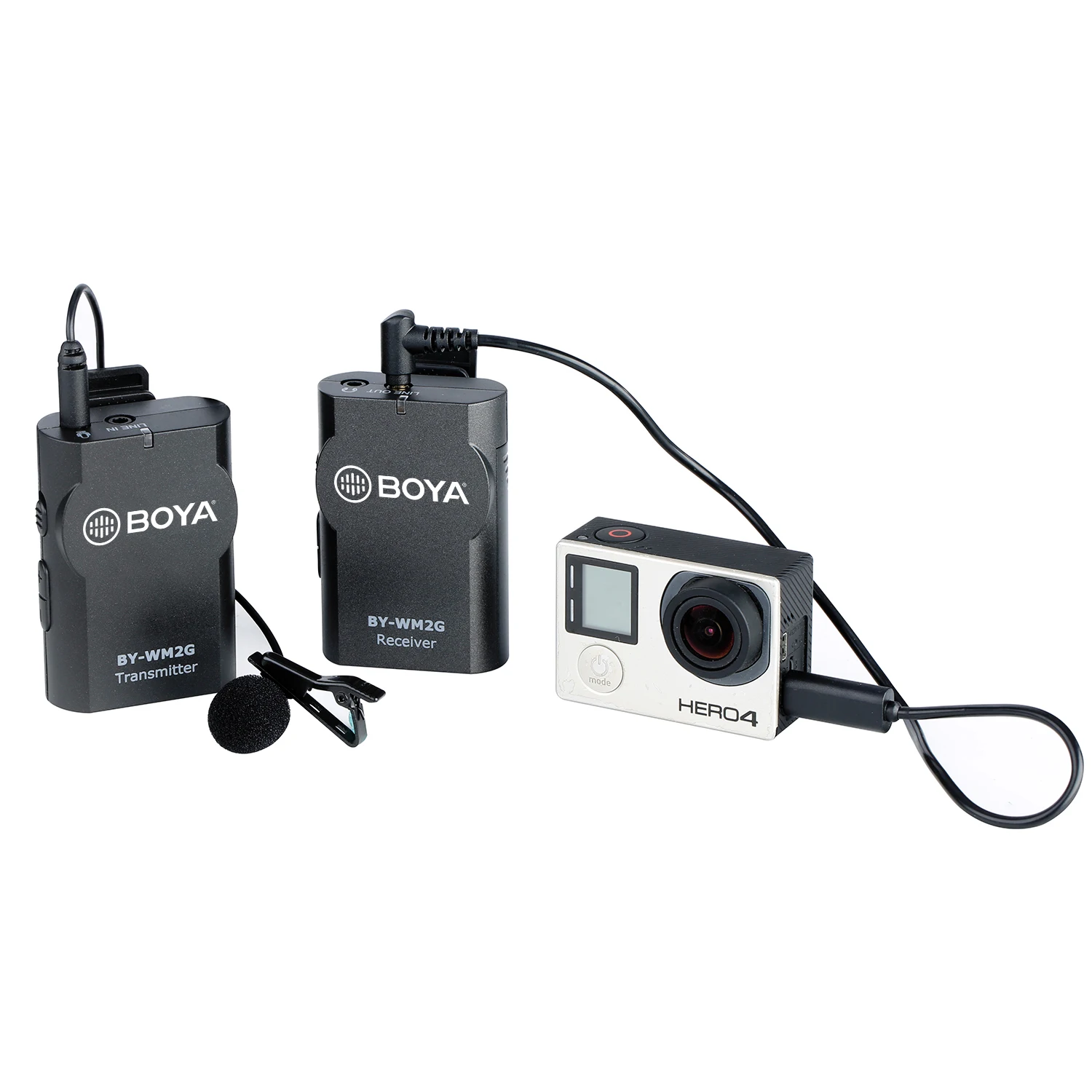 BOYA Lavalier Wireless Microphone with GoPro Cable