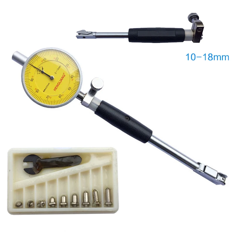 High Quality 10-18mm Dial Bore Gauge With 0-3mm Indicator Measuring Engine Gage High Quality 10-18mm Dial Bore Gauge With 0-3mm Indicator Measuring Engine Gage