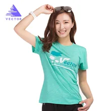 Векторная брендовая быстросохнущая футболка женская с коротким рукавом дышащая летняя футболка Coolmax Спортивная Беговая альпинистская походная футболка 10021