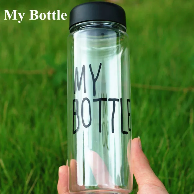 My Bottle 500 ml With Gift Bag Plastic Water Bottle Sport Lemon Juice