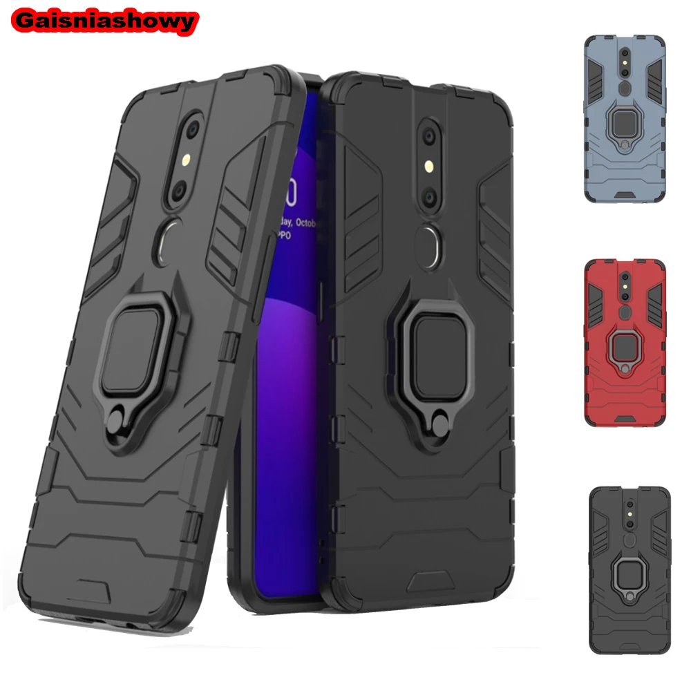 Case For OPPO Reno R17 F11 Pro Kickstand Finger Ring K1 R11 R15 R11S R9 R9S Plus F9 A9 R15X A7X Phone Cover |