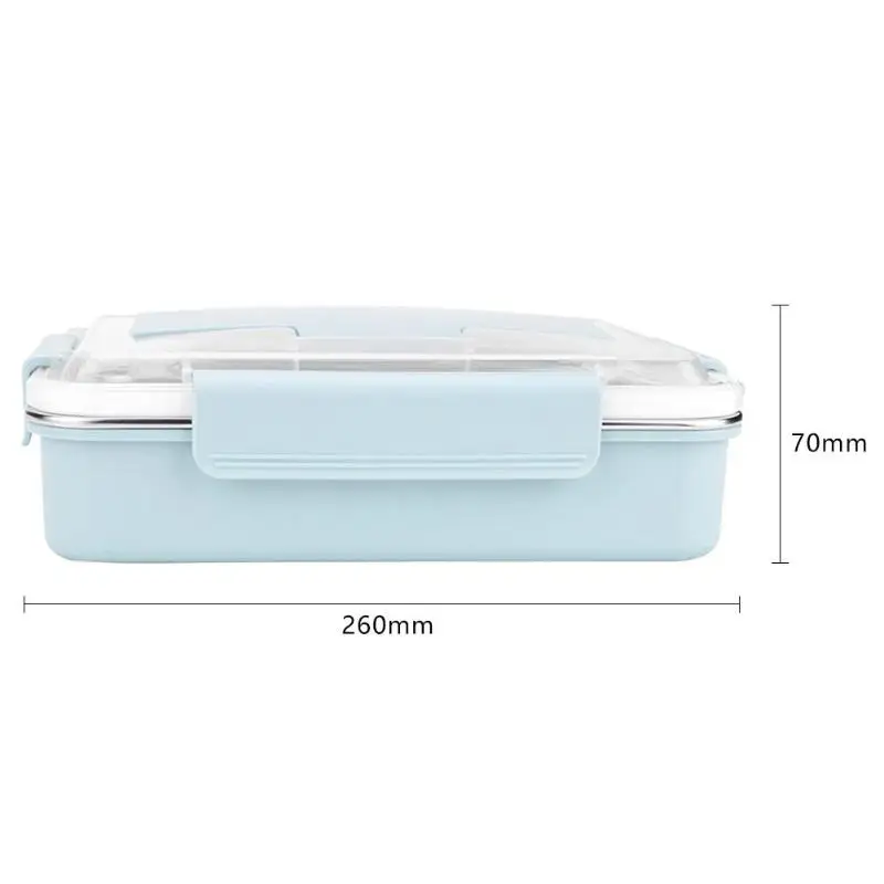 Портативный контейнер из нержавеющей стали Bento Box, кухонный герметичный контейнер для еды, Ланч-бокс для пикника, офиса, школы