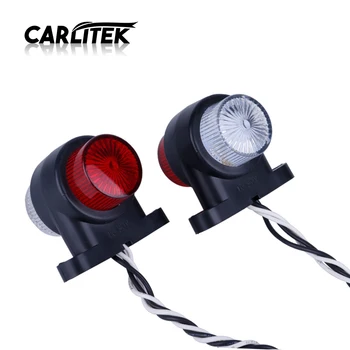 

CARLitek 12V 24V Led Car Side Marker Brake Light Red White Truck Trailer Rear Tail Lamp Warning Parking Driving Lights