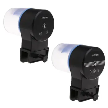 

1PC Aquarium Feeder Automatic Intelligent Feeding Time Setting 12/24h Timer Fish Tank Supplies Universal Smart Auto AK-02 USB