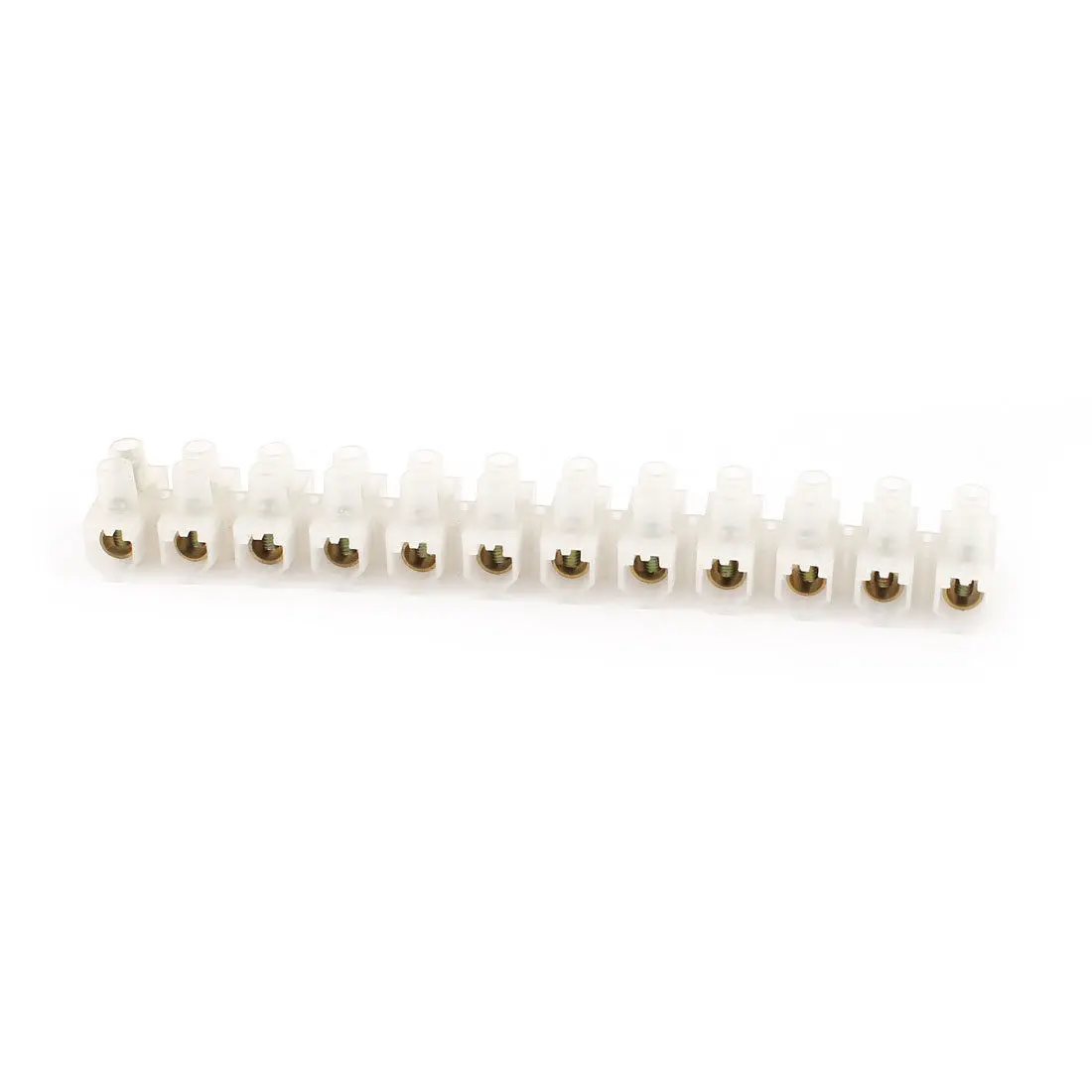 

5Pcs nylon Electrical Wire Connection 12 Position Barrier Terminal Strip Block 20A x3-2012