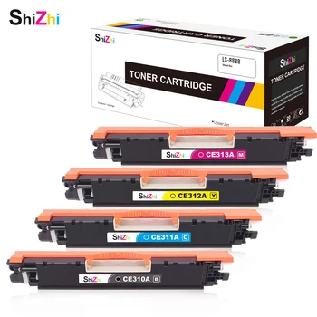 

SHIZHI CE310 CE310A-313A 126A 126a Compatible Color Toner Cartridge For HP LaserJet Pro CP1025 M275 MFP M175a M175nw 100 Printer