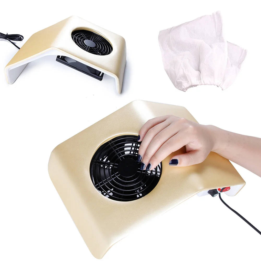 

Nail Dust Collector Machine for Manicure 10pcs Replacement Bags Set Nail Art Tools Fan Vacuum Cleaner Suction Dust Collector Kit