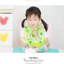 Детские продукты, мультфильм силикагель нагрудник детский рот полотенце, водонепроницаемый и герметичный мешок риса, детский рот воды sof