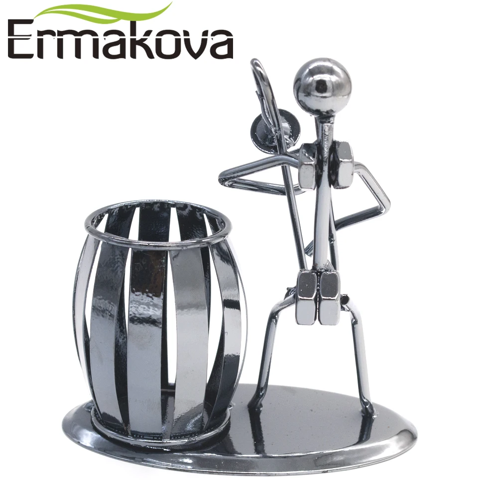 Металлическая музыкальная лента ERMAKOVA в стиле ретро тромбон Музыкальная фигурка