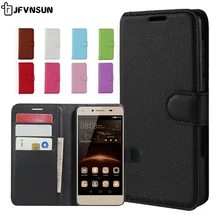 For Huawei Y5 II Case on Huawei Honor 5A LYO-L21 Case 5.0 inch Magnetic Wallet Leather Book Case for Huawei Honor 5A Y5 II Cover