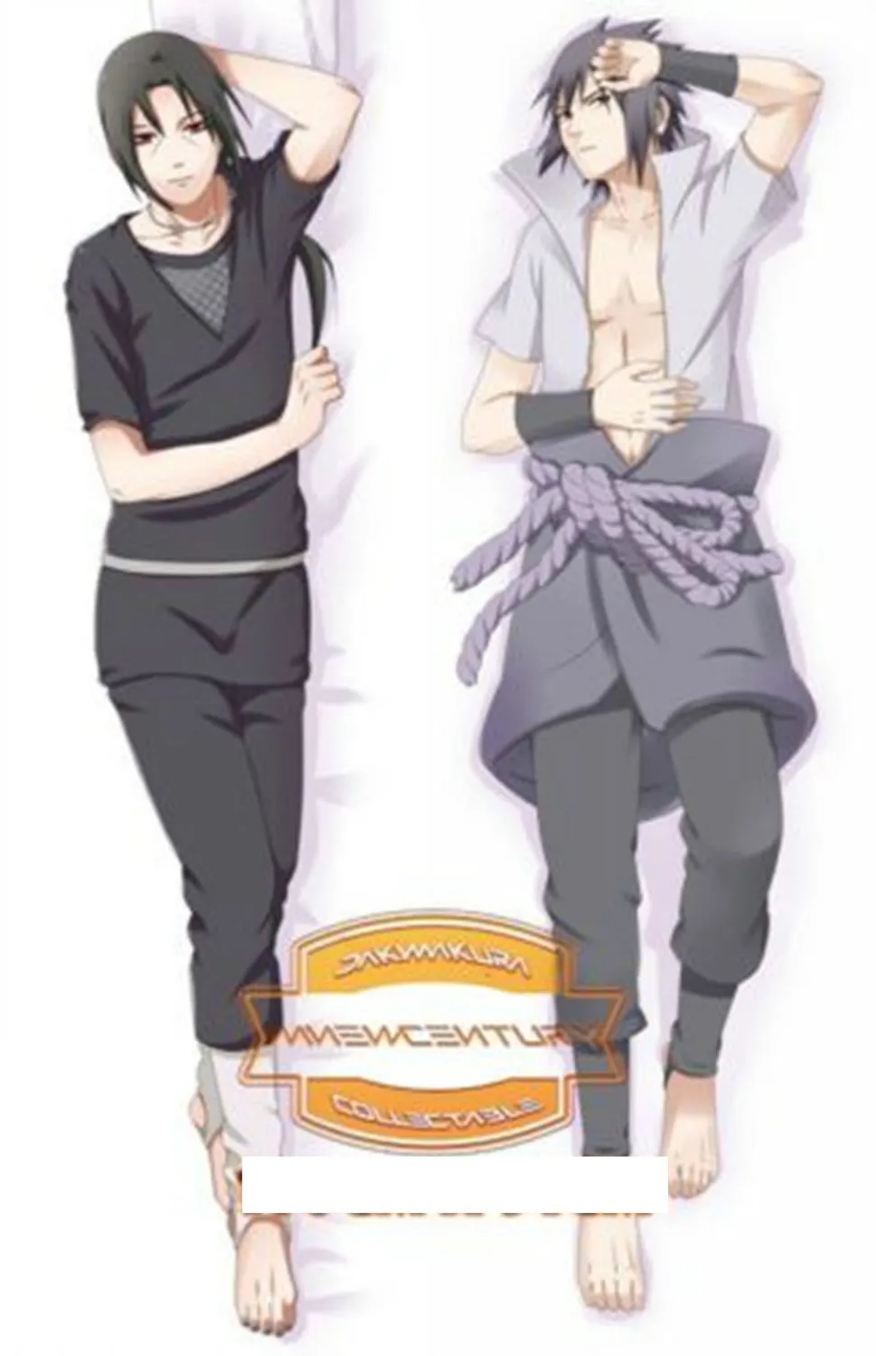 Japan Anime Dakimakura Hugging Body Pillow case Naruto Sasuke Uchiha