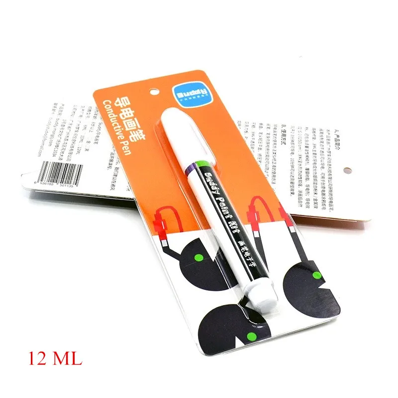Goede Geleidende Inkt Pen goud Elektronische Circuit Draw Direct Magical Pen Circuit DIY Maker Student Kids Onderwijs Magic Geschenken 12 ML